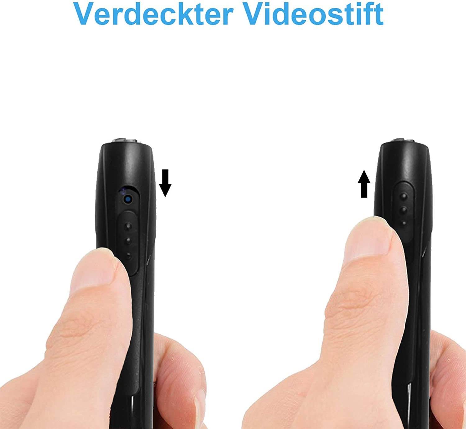 Stylo Caméra Espion Full HD 1080P 30FPS Surveillance Vidéo et Audio Intégré + SD 32 Go - Yonis-1