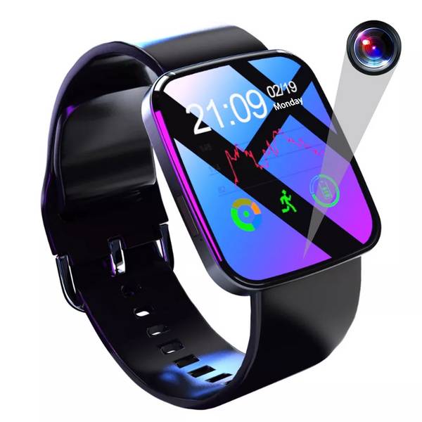 Montre Espion Full HD 1080p Détection Mouvement WiFi App Android iOs + SD 32Go YONIS