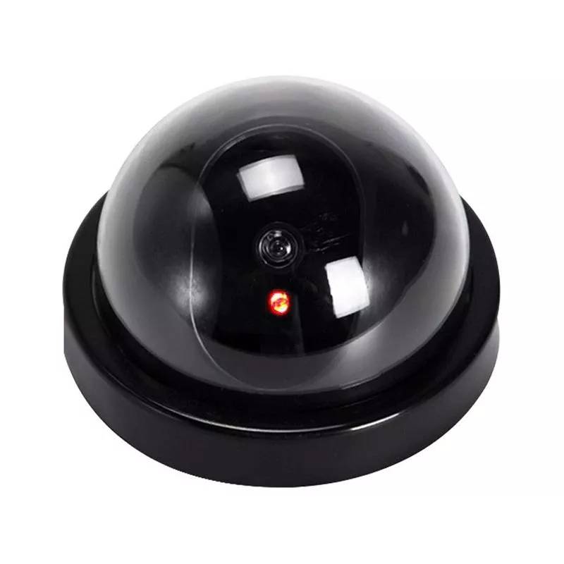 Dome Caméra Factice de Surveillance Led Dissuasion Effraction Sécurité Anti Vol - Yonis-0
