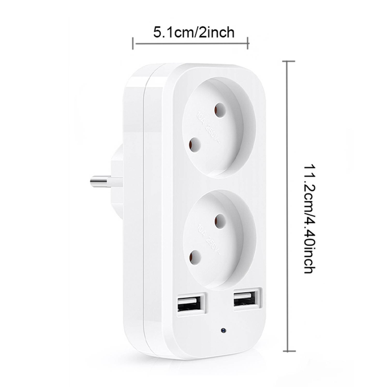 Prise Camera Espion Wifi HD 1080p Détection Mouvement Vision Nocturne + SD 128Go YONIS-1