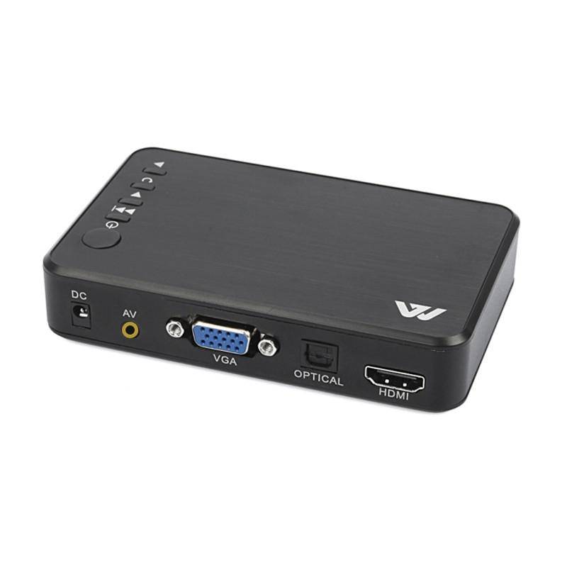 Mini Lecteur Multimédia Full HD 1080P HDd Carte SD USB Sortie HDMI Vga ROM 8 Go YONIS-4