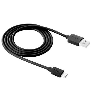 Câble Tout Appareil Micro USB - USB Charge Synchronisation Rapide 1 Mètre Noir YONIS