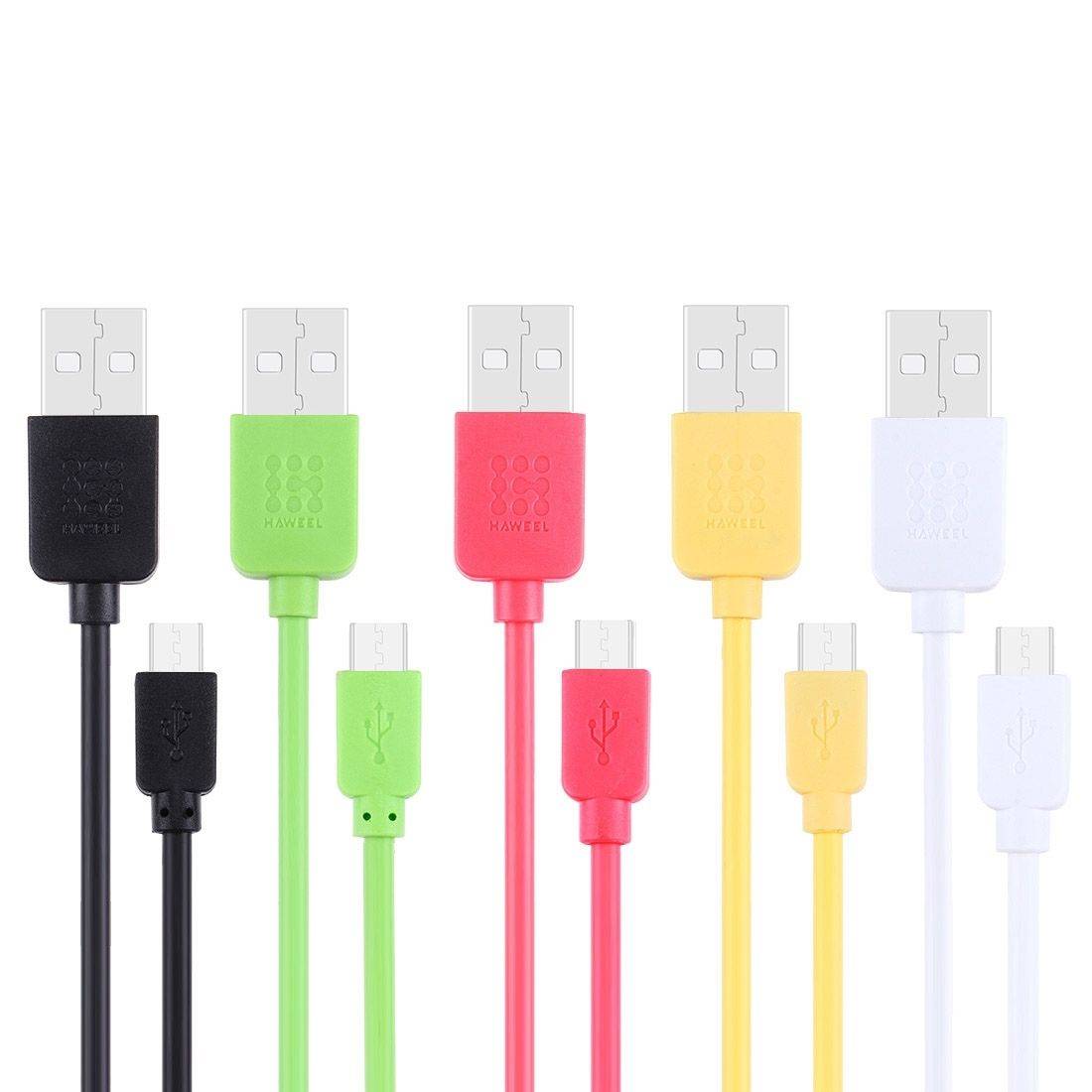 Câble Tout Appareil Micro USB - USB Charge Synchronisation Rapide 1 Mètre Noir YONIS-1
