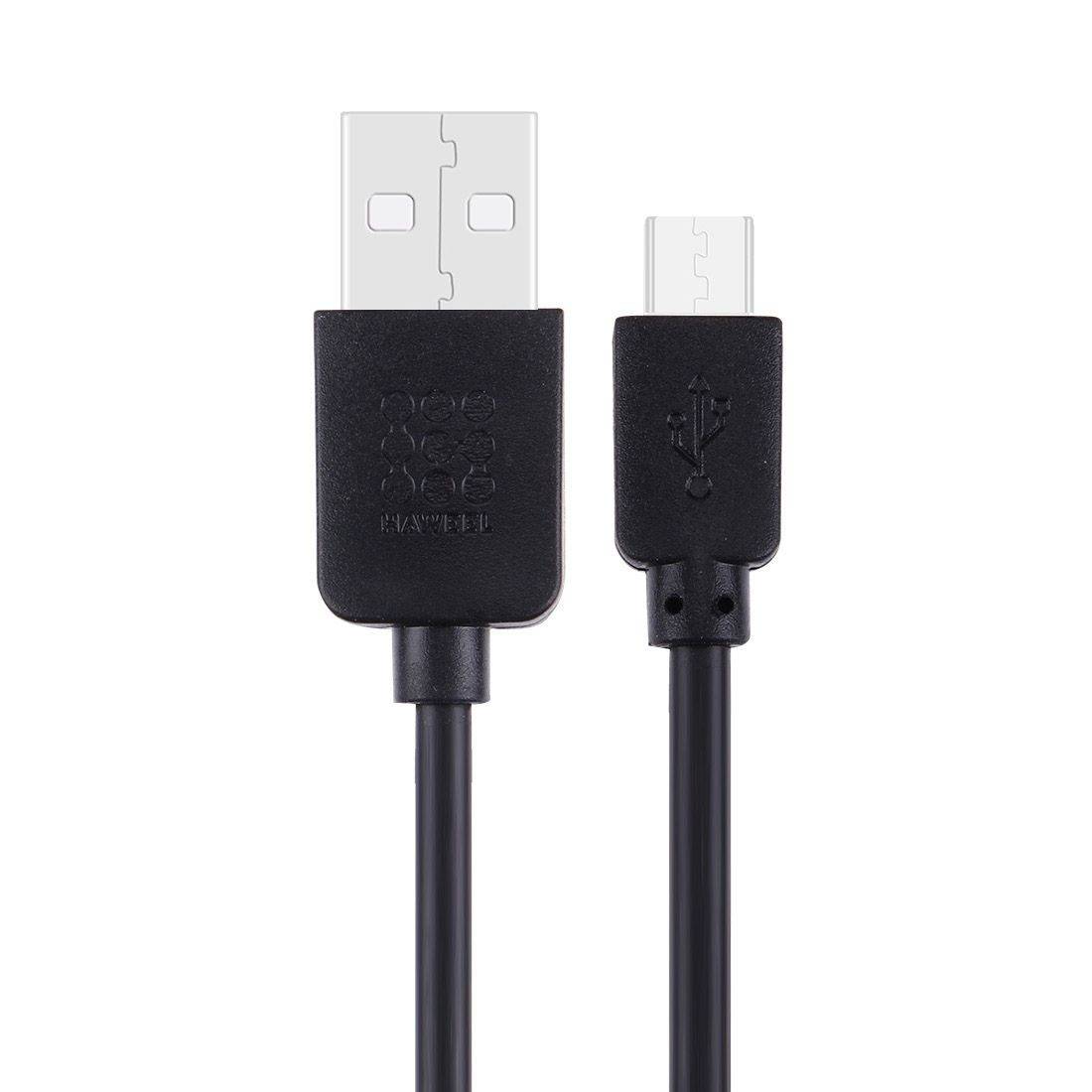 Câble Tout Appareil Micro USB - USB Charge Synchronisation Rapide 1 Mètre Noir YONIS-2
