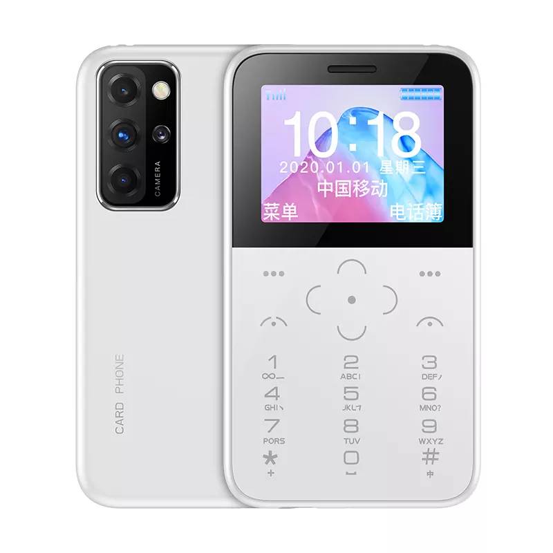 Mini Téléphone Mobile Écran Couleur 0.96' Calculette 28G Alarme Blanc YONIS-0
