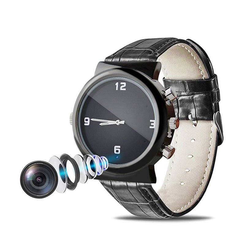 Montre Caméra Espion HD 1080p Vision de Nuit Détection Mouvement ROM 64 Go Noir YONIS-0