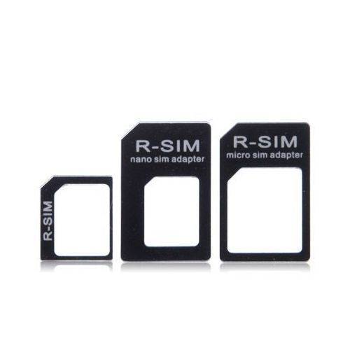 Lot Adaptateurs Carte Sim Change Nano Sim Ou Micro Sim En Sim Ou Micro Sim Noir YONIS-0