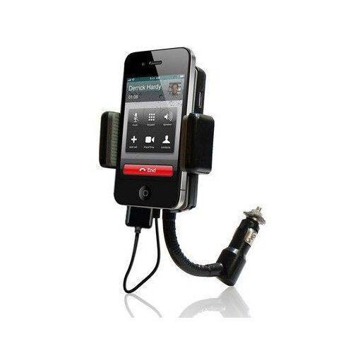 Transmetteur Fm Chargeur Allume-Cigare Holder Iphone 3 4 Radio Kit Mains Libres YONIS-0