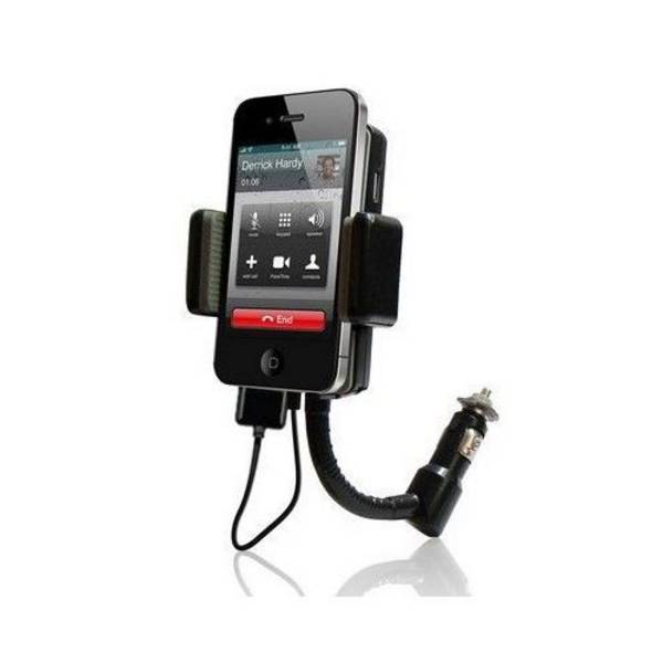 Transmetteur Fm Chargeur Allume-Cigare Holder Iphone 3 4 Radio Kit Mains Libres YONIS