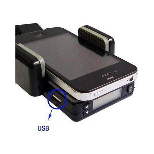 Transmetteur Fm Chargeur Allume-Cigare Holder Iphone 3 4 Radio Kit Mains Libres YONIS-2