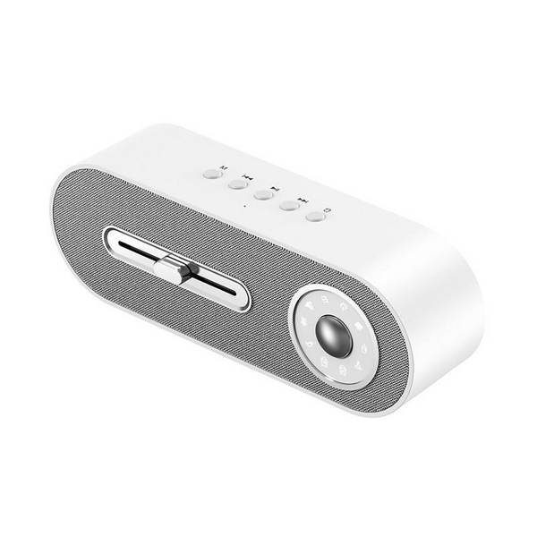Enceinte Bluetoothe Avec Bruit Pour Sommeil Support Carte Mémoire et U-Disk Blanc YONIS