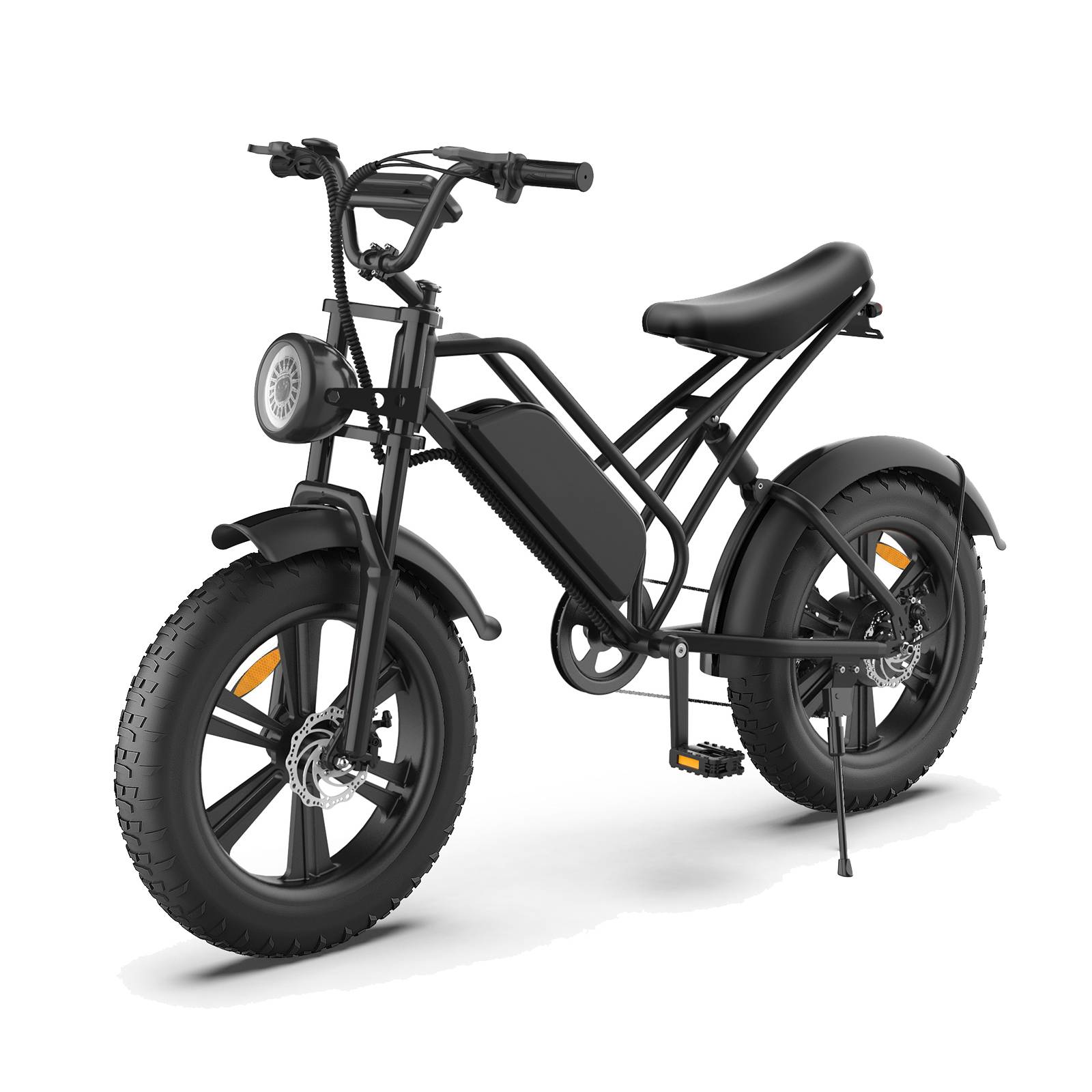 Fat Bike Électrique 750W 48V 18AH Avec Affichage LED Et Pneus 20 Pouces Noir YONIS-0