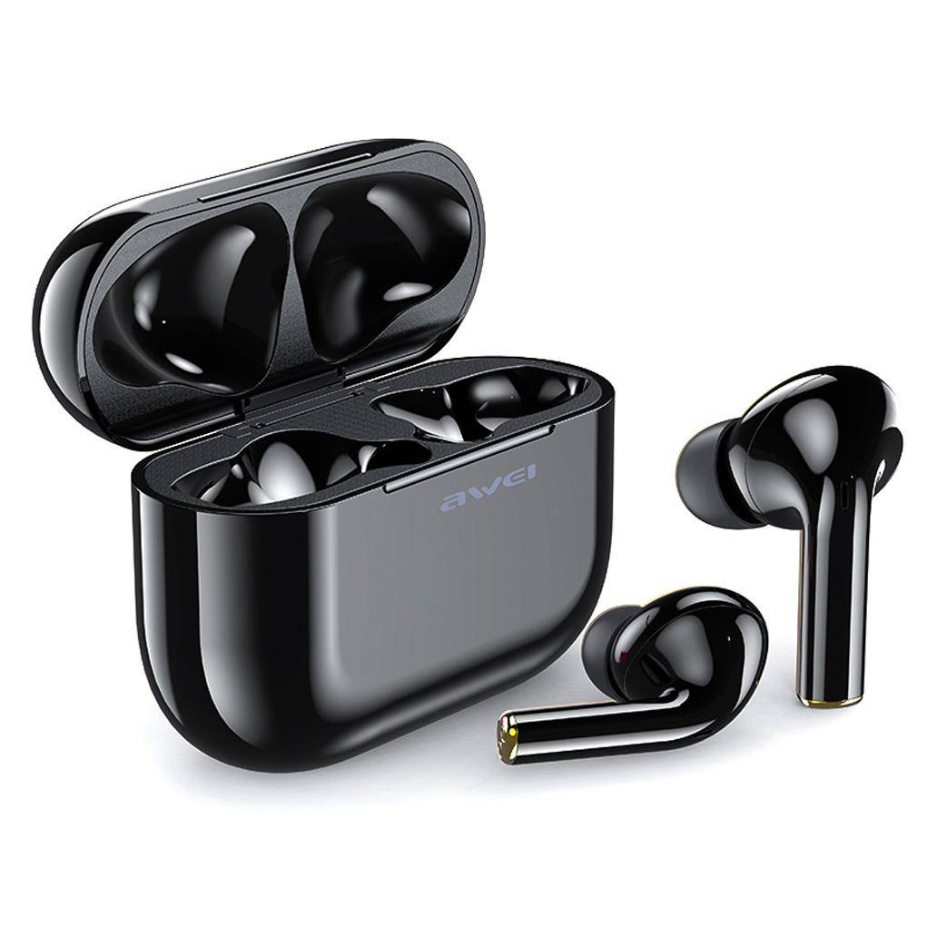 Écouteur Bluetooth Sans Fil V5.0 Couplage Auto Étui de Charge 4h Conversation Noir YONIS-0