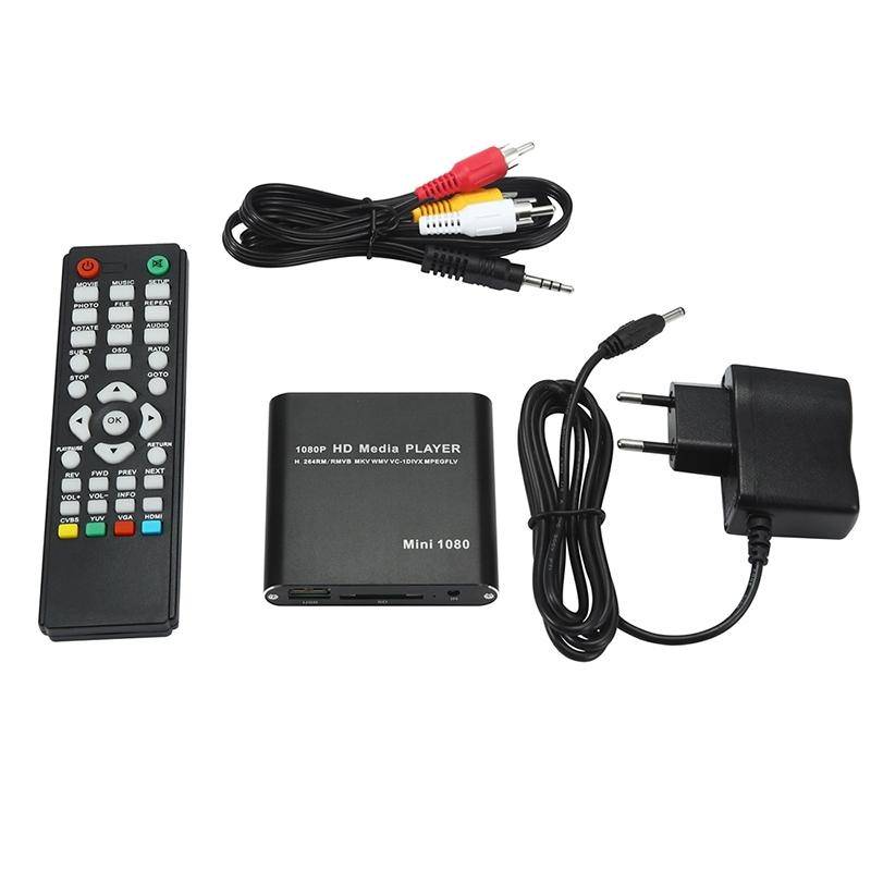 Mini Boitier Passerelle Multimédia 1080P Télévision HDMI Av Tv Cvbs Bleu 32 Go YONIS-1