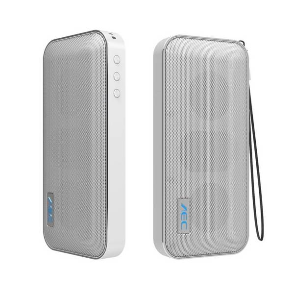 Enceinte Bluetooth Portable Son Stéréo HD Étanche avec Microphone et Support TF Blanc YONIS