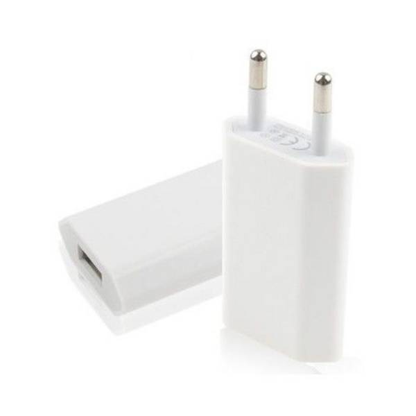 Chargeur Secteur Adaptateur USB Blanc Iphone 3G 3Gs 4 4S 5 Smartphones Universel YONIS