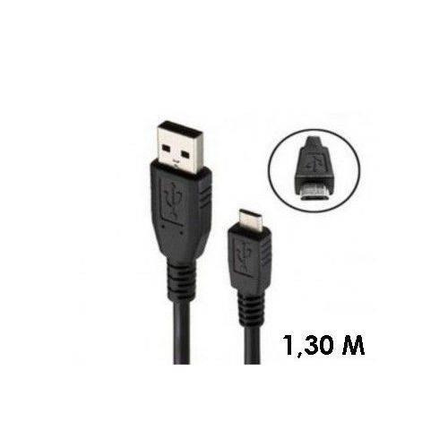 Câble USB Mâle Micro USB Mâle Comptabilité Universel Chargeur 1.30 Mètres YONIS-0