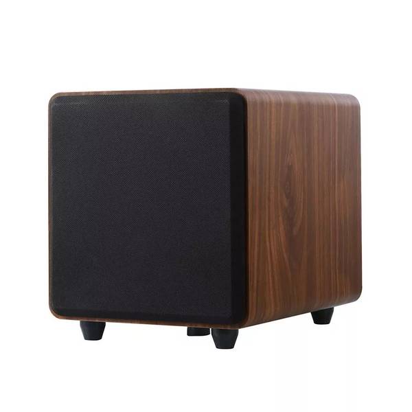 Barre De Son Bluetooth 50W 3D Surround Avec Subwoofer Bois Marron YONIS