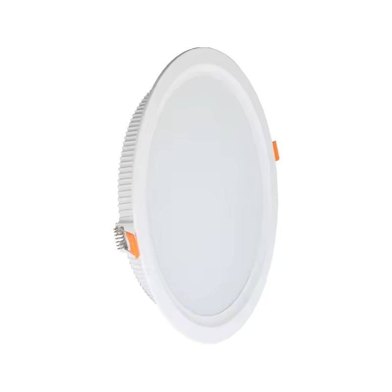 Spot LED Encastrable Plat Étanche 30W BLANC Transformateur Intégré - Blanc Froid 6000K - 8000K - SILAMP-2