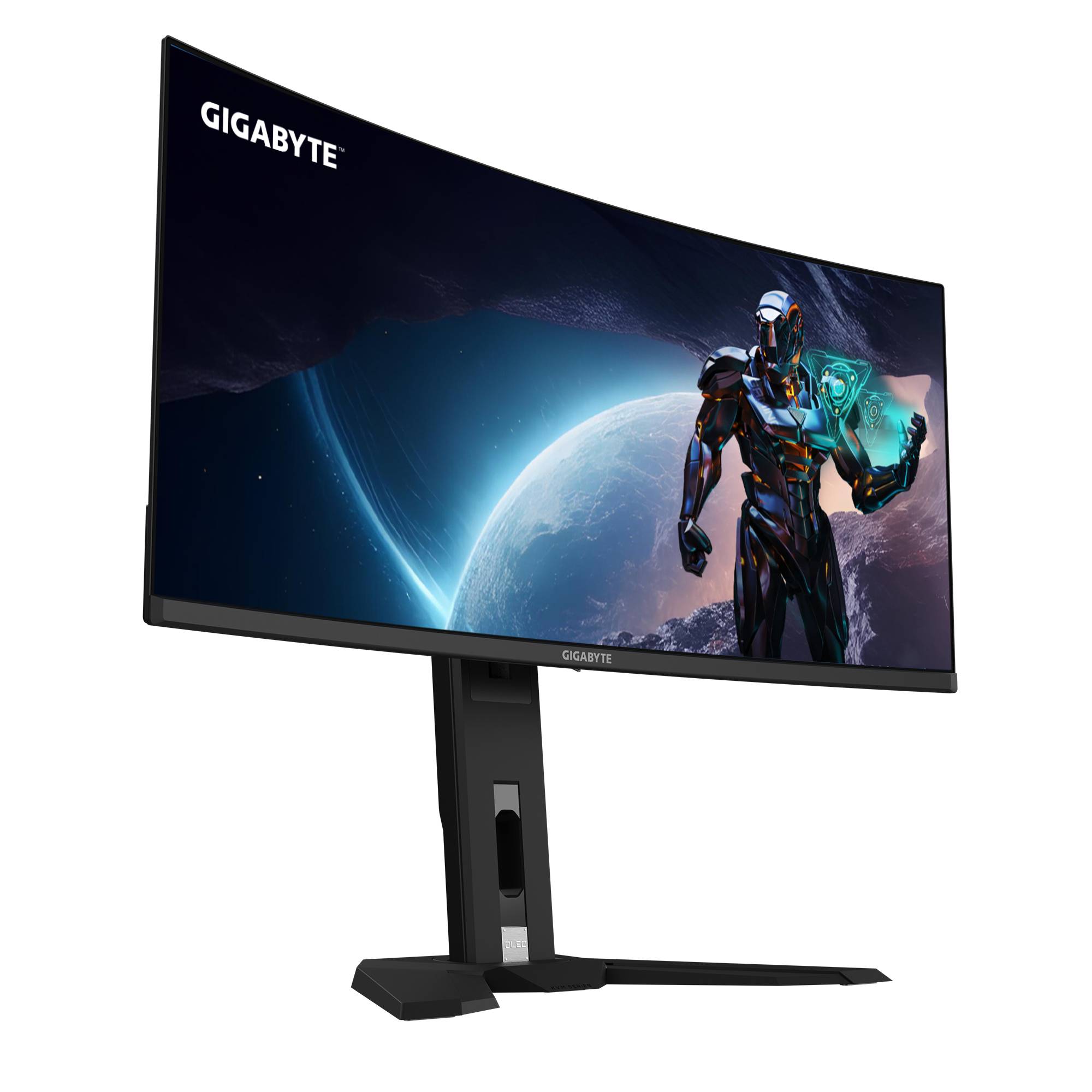 GIGABYTE Moniteur de jeu courbé OLED WQHD MO34WQC2 de 34" - 3440 x 1440, 240Hz, 0.03ms, KVM, 250 cd/m², FreeSync Premium-2