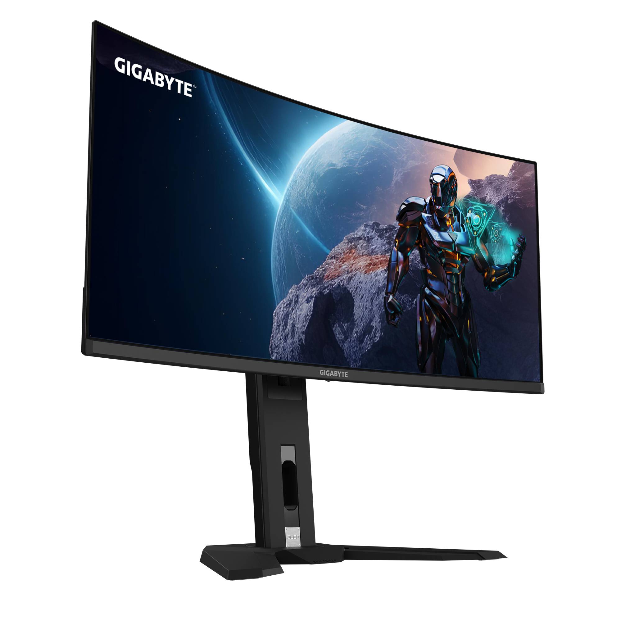 GIGABYTE Moniteur de jeu courbé OLED WQHD MO34WQC 34" - 3440 x 1440, 175Hz, 0.03ms, KVM, 250 cd/m², FreeSync Premium Pro-2