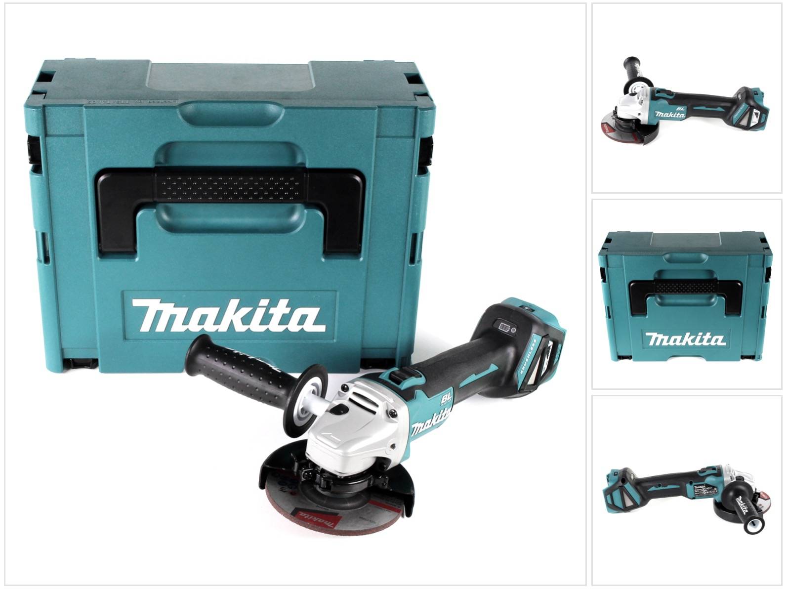 Meuleuse d'angle 18V LXT diam125 mm -Machine seule- en MAKPAC - MAKITA DGA511ZJ-0