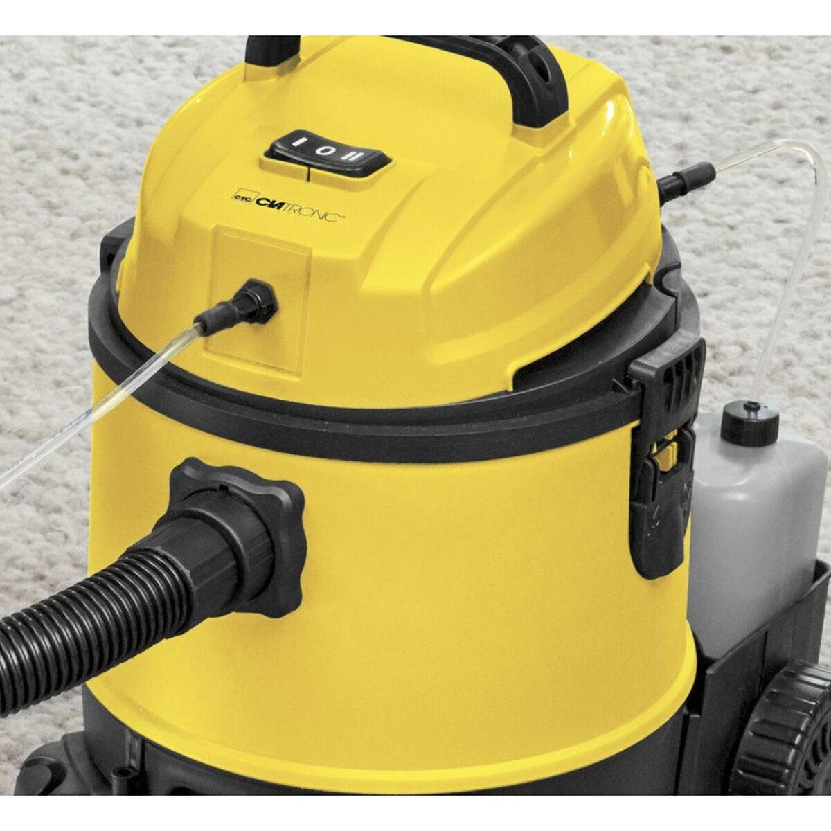 Aspirateur eau et poussière avec fonction shampoing Clatronic BSS 1309 Jaune/noir-2