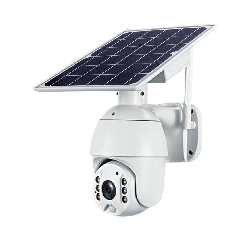Camera Surveillance HD 1080P Etanche IP66 Solaire Avec Vision Nocturne Et Audio YONIS-0