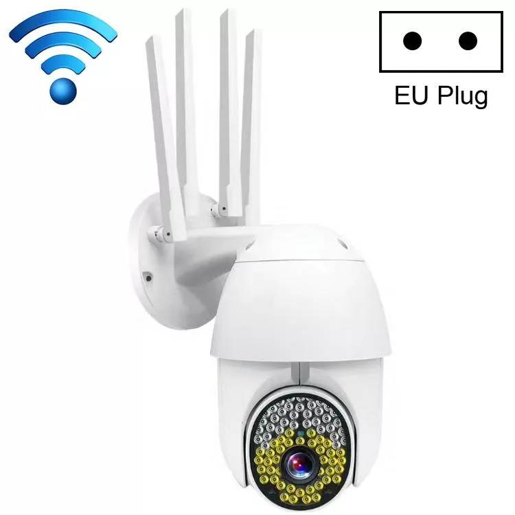 Camera Surveillance 1080P HD WiFi Extérieure Vision Nocturne Intercom Détection Mouvement Noir YONIS-0