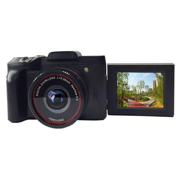 Appareil Photo Numérique Écran Rotatif HD Selfie Vidéo Audio Noir YONIS