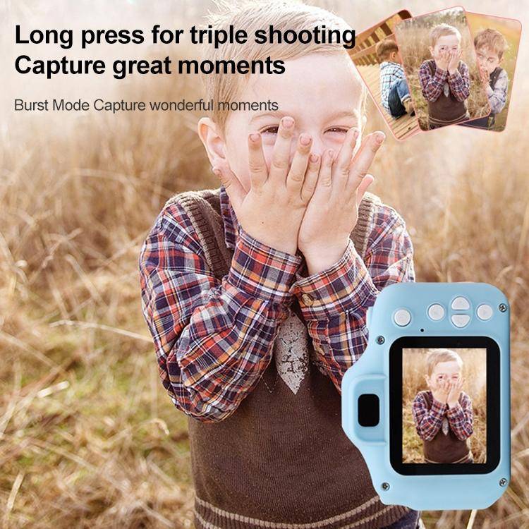 Appareil Photo Enfant Écran LCD 2 Pouces 1080P 32Go Jeux Vidéo Autocollants Roses YONIS-1