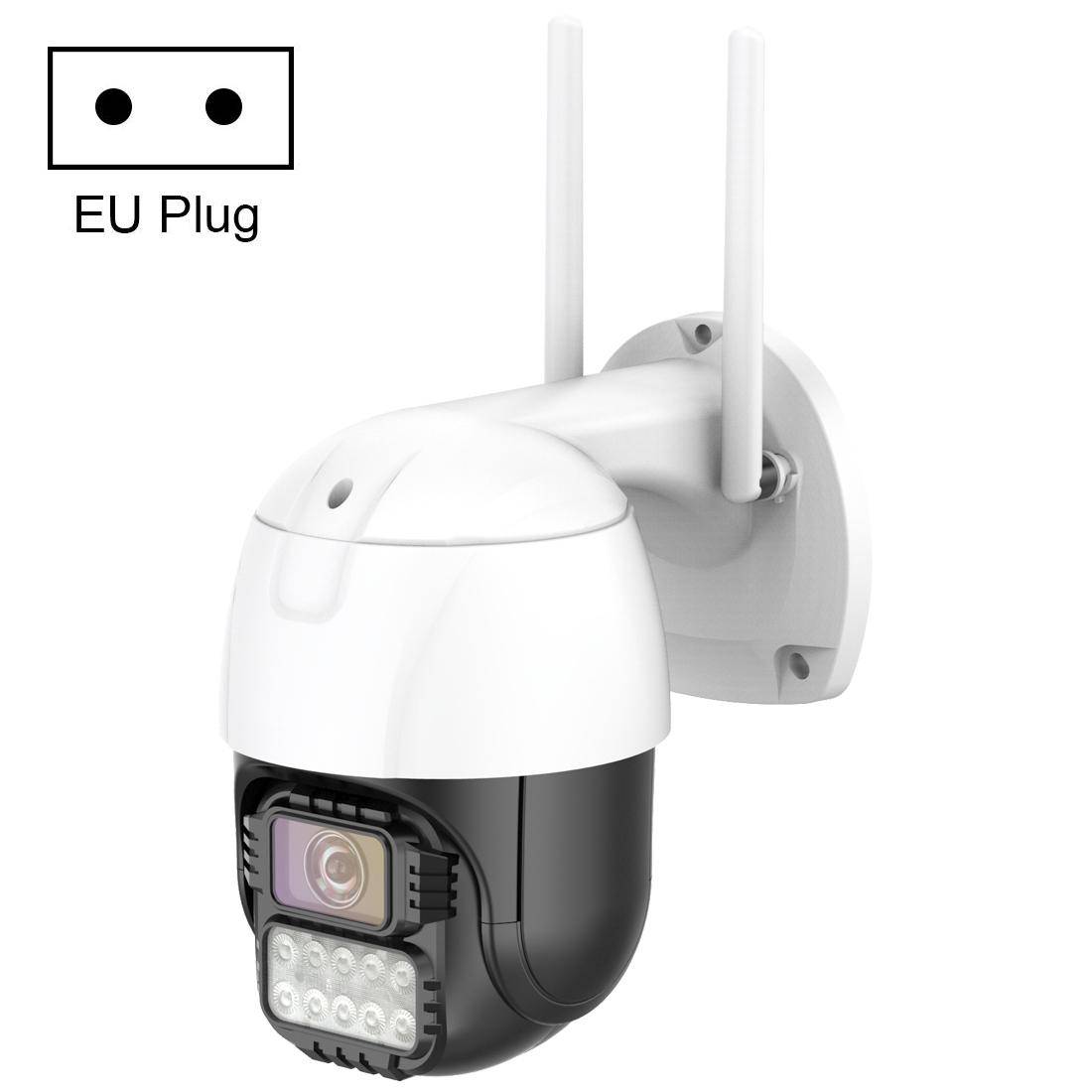 Camera Surveillance WiFi 3MP AI Alarme Humanoïde Vision Nocturne 2K IP65 - Yonis-0