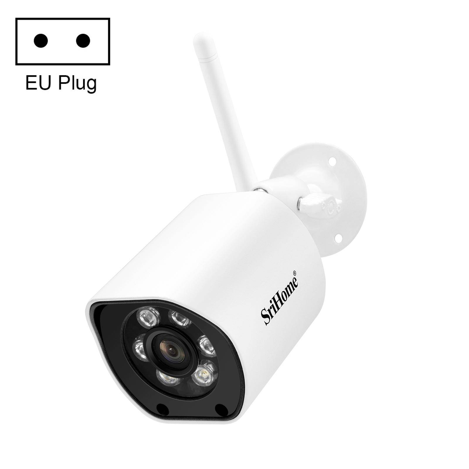Camera Surveillance Extérieure 4MP Suivi Humanoïde AI Vision Nocturne Couleur - Blanc - Yonis-0