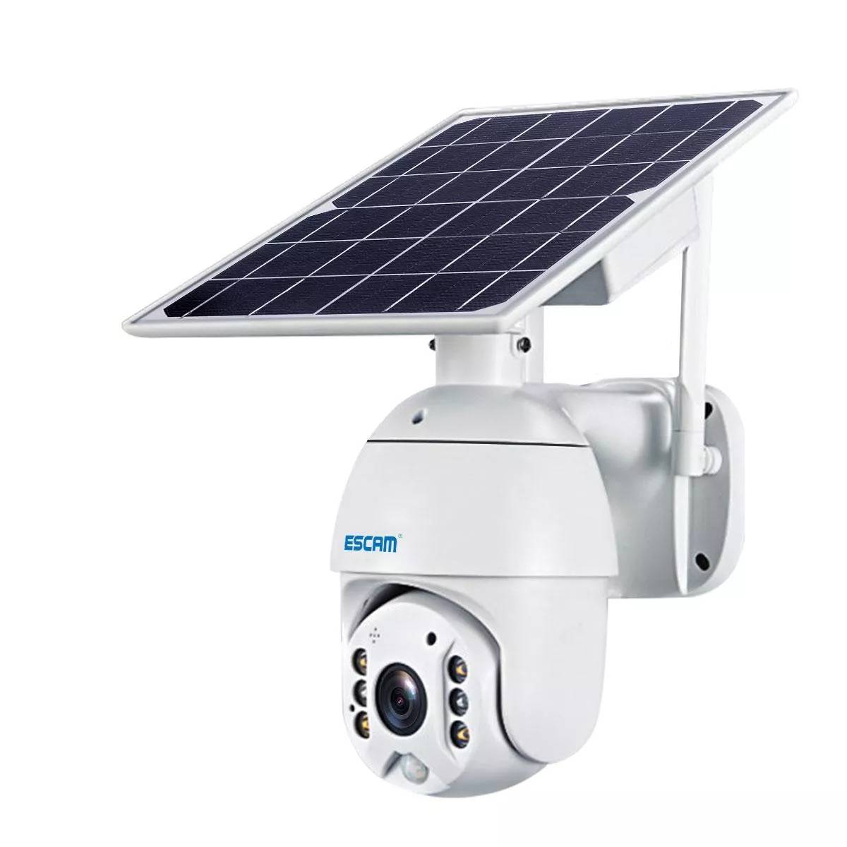 Camera Surveillance HD 1080P Etanche 4G Solaire Vision Nocturne Detection Mouvement - Yonis-0