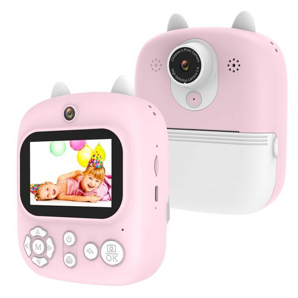 Appareil Photo Enfant Instantané 1200W Écran 2.4 Pouces Impression Sans Encre YONIS