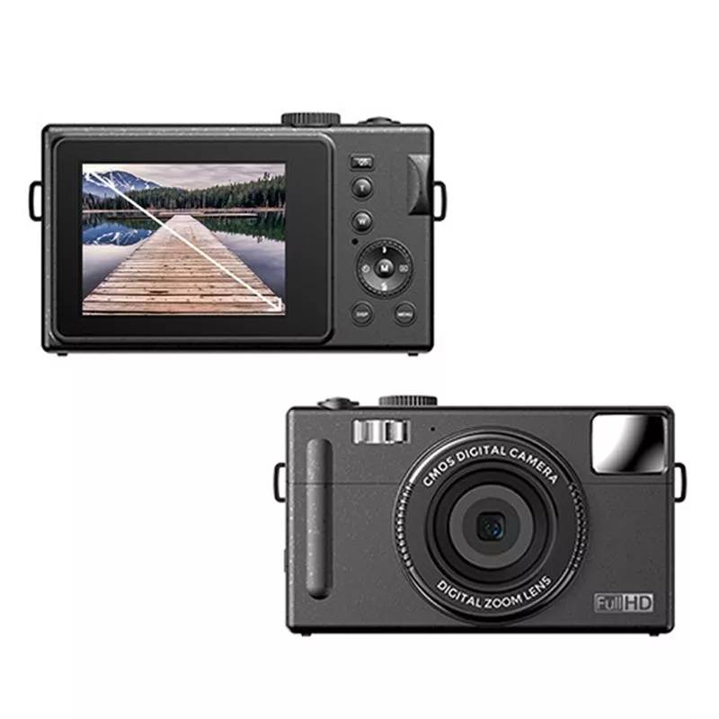 Appareil Photo Numérique Enfant 48MP Écran IPS 3.0 Pouces Zoom 16X Noir YONIS-0