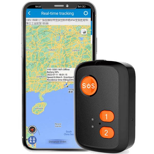 Traceur GPS Étanche IP67 4G LTE SOS Bouton D'urgence Pour Personnes Âgées YONIS
