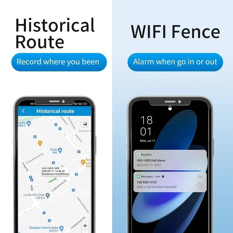 Traceur GPS Étanche IP67 4G LTE SOS Bouton D'urgence Pour Personnes Âgées YONIS-1