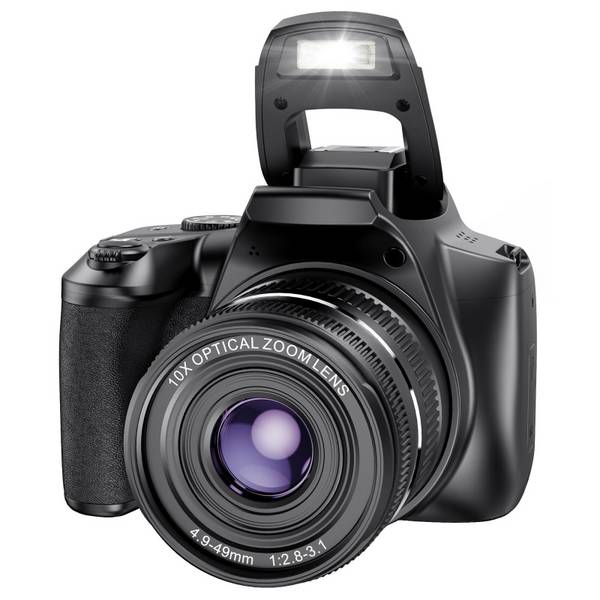 Appareil Photo Numérique 64MP 4K 10X Zoom Écran 3 Pouces Mémoire 32G YONIS