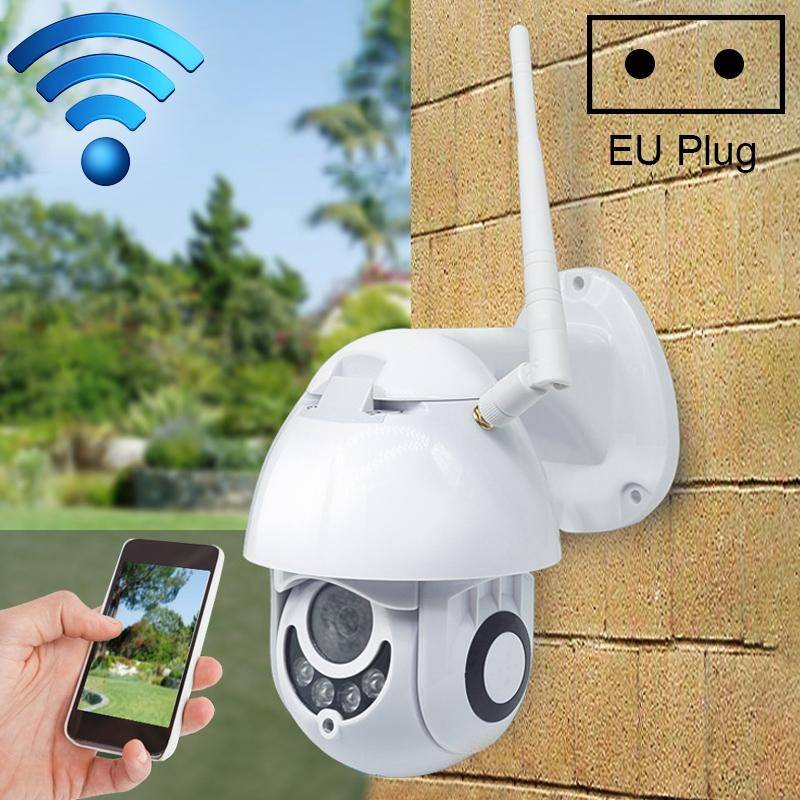 Camera Surveillance WiFi 1080P Rotation 355° Vision Nocturne Audio Bidirectionnel - Noir - Yonis-0