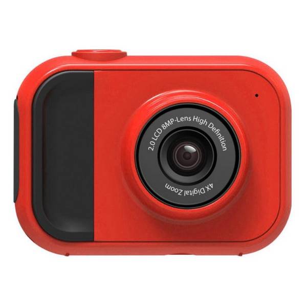 Appareil Photo Enfant Grand Angle 120° Mémoire Intégrée Écran LCD Rouge Rouge YONIS