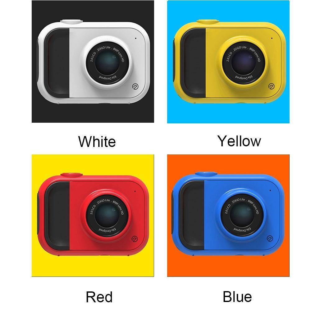 Appareil Photo Enfant Grand Angle 120° Mémoire Intégrée Écran LCD Rouge Rouge YONIS-3