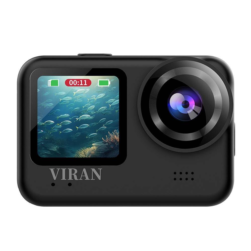 Caméra D'action 4K Étanche IP68 Double Écran WiFi-0