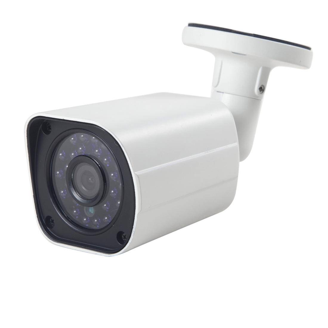 Camera Surveillance 3MP Étanche Vision Nocturne 24 LED IR Certifiée CE RoHS - Blanc - Yonis-1