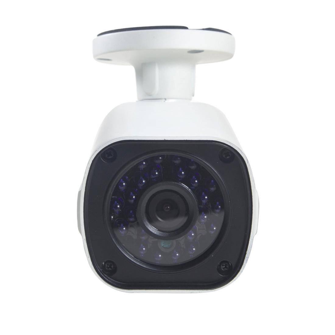 Camera Surveillance 3MP Étanche Vision Nocturne 24 LED IR Certifiée CE RoHS - Blanc - Yonis-2
