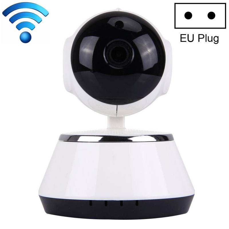 Camera IP HD 360° Sans Fil Sécurité WiFi Vision Nocturne Audio Bidirectionnel Blanc YONIS-0