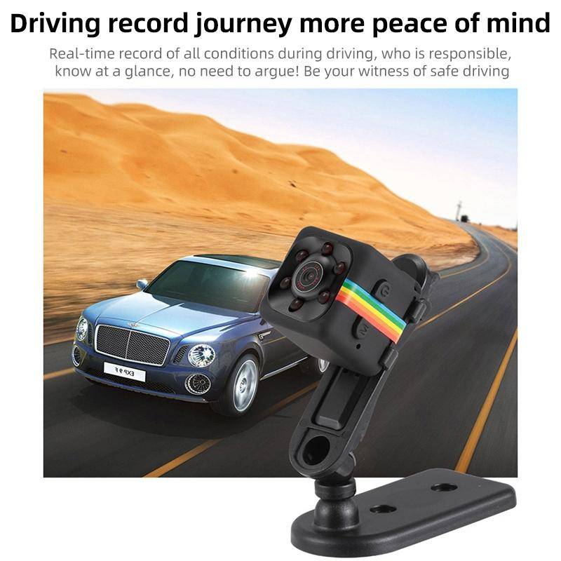 Mini Caméra HD Sport Sans Fil Détection Mouvement Infrarouge Carte Tf Bleue + SD 4Go YONIS-1