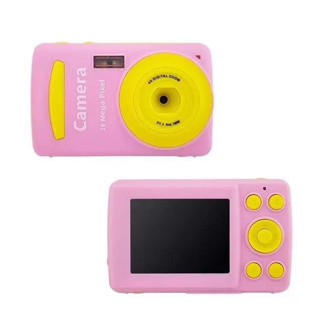 Appareil Photo Numérique Enfant 2.4' 16MP 720P Multifonction Cadeau Anniversaire Rose YONIS-0
