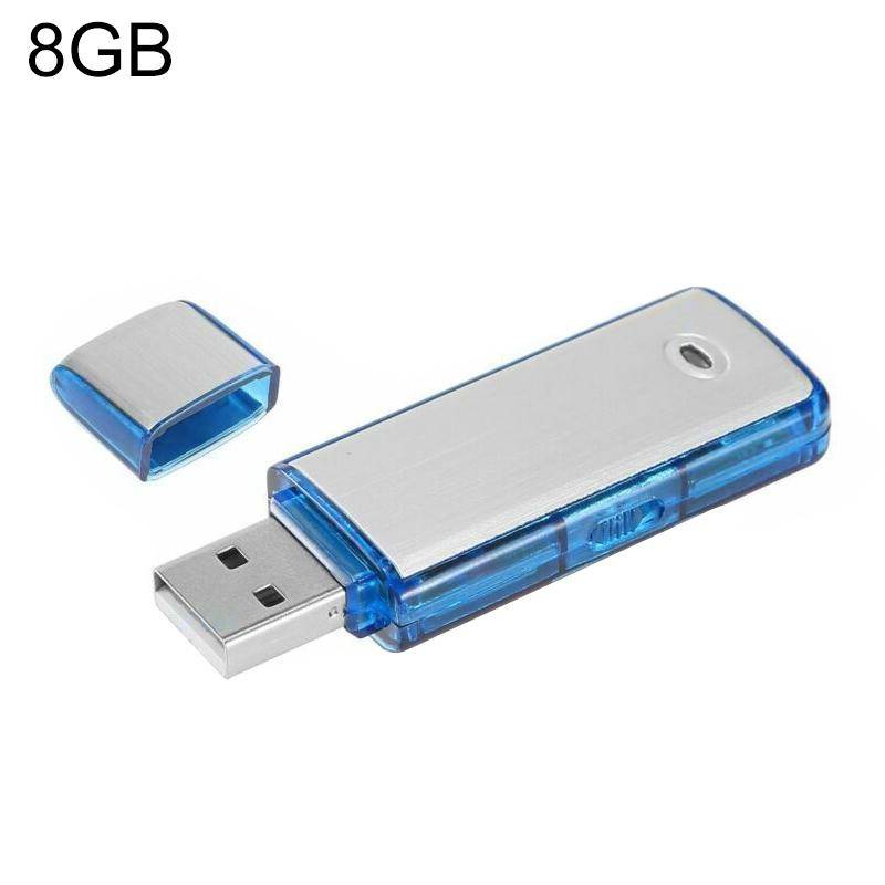 Micro Espion 8GB Enregistreur Vocal Portable Rechargeable Haute Qualité Bleu YONIS-0