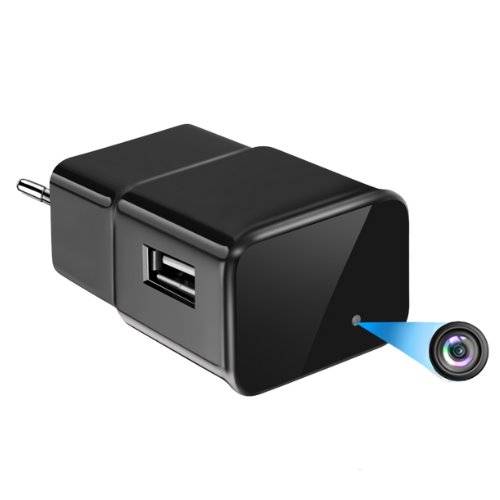 Prise Caméra Espion WiFi Full HD 1080p Vision Nocturne Détection De Mouvement + SD 16Go YONIS-0